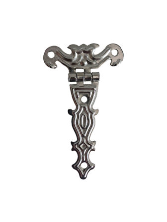 Kelebek Büyük Gümüş Dolap Menteşesi Mobilya Kutu Menteşesi(GÜMÜŞ)(4 ADET)(EN:4CM BOY:7CM)