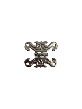 Kelebek Tavla Menteşesi Mobilya Kutu Menteşesi(GÜMÜŞ)(2 ADET)(EN:3CM BOY:2CM)