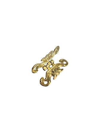 Kelebek Tavla Menteşesi Mobilya Kutu Menteşesi(ALTIN)(2 ADET)(EN:3CM BOY:2CM)