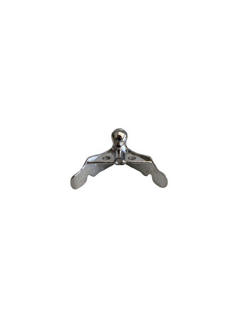 Anka 1.5cm Metal Ayak Çeyiz ve Hediye Kutusu Mobilya Ayağı(1.5CM)(GÜMÜŞ)(4 ADET)