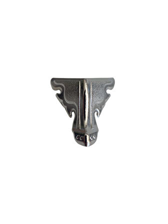 Kelebek Düz 2.5cm Metal Ayak Çeyiz ve Hediye Kutusu Mobilya Ayağı(2.5CM)(GÜMÜŞ)(4 ADET)