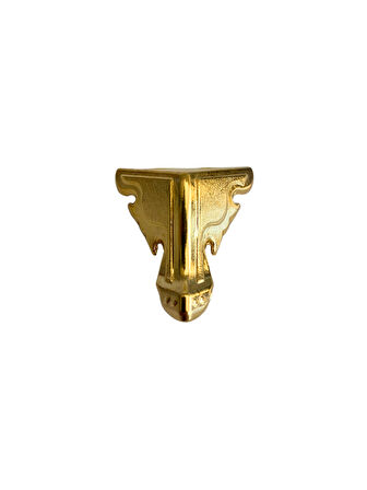 Kelebek Düz 2.5cm Metal Ayak Çeyiz ve Hediye Kutusu Mobilya Ayağı(2.5CM)(ALTIN)(4 ADET)