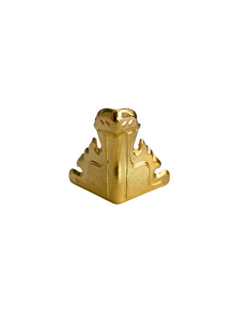 Kelebek Düz 2.5cm Metal Ayak Çeyiz ve Hediye Kutusu Mobilya Ayağı(2.5CM)(ALTIN)(4 ADET)