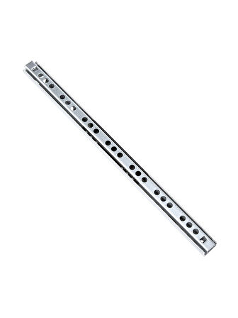 Teleskobik 17MM Çekmece Rayı Gömme Bilyeli İnce Ray(17MM)(34,2CM)(2 TAKIM)(KROM)