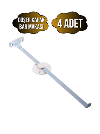 Düşer Kapak Mekanizması Makası Beyaz Bar Makası(BEYAZ)(4 ADET)