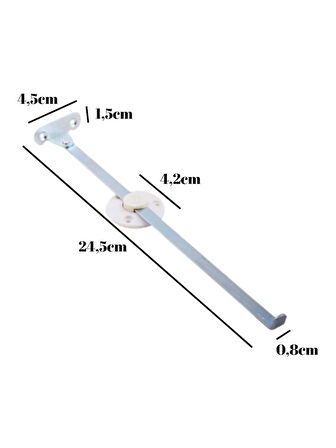 Düşer Kapak Mekanizması Makası Beyaz Bar Makası(BEYAZ)(4 ADET)