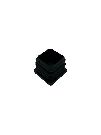 Kare Demir Profil İç Tapa Geçme Plastik Ayak Geçme Koruma Plastiği(10MM)(2 ADET)(SİYAH)