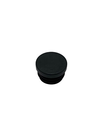 Yuvarlak Demir Profil İç Tapa Geçme Plastik Ayak Geçme Koruma Plastiği(32MM)(8 ADET)(SİYAH)