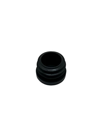 Yuvarlak Demir Profil İç Tapa Geçme Plastik Ayak Geçme Koruma Plastiği(32MM)(8 ADET)(SİYAH)