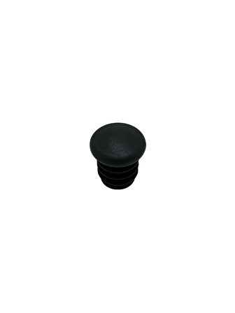 Yuvarlak Demir Profil İç Tapa Geçme Plastik Ayak Geçme Koruma Plastiği(19MM)(2 ADET)(SİYAH)