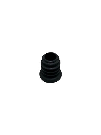 Yuvarlak Demir Profil İç Tapa Geçme Plastik Ayak Geçme Koruma Plastiği(19MM)(8 ADET)(SİYAH)