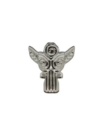 Melek 1.5cm Metal Ayak Çeyiz ve Hediye Kutusu Mobilya Ayağı(1.5CM)(GÜMÜŞ)(2 ADET)