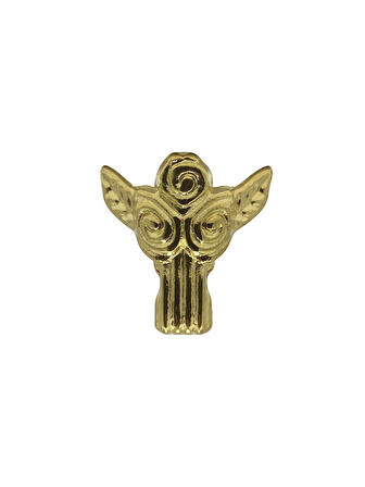 Melek 1.5cm Metal Ayak Çeyiz ve Hediye Kutusu Mobilya Ayağı(1.5CM)(ALTIN)(4 ADET)