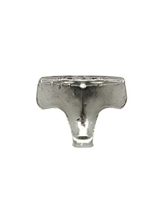 Moda Metal Ayak Çeyiz ve Hediye Kutusu Mobilya Ayağı(1,5CM)(GÜMÜŞ)(2 ADET)