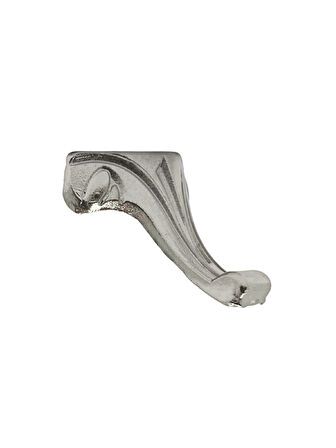 Moda Metal Ayak Çeyiz ve Hediye Kutusu Mobilya Ayağı(2,5CM)(GÜMÜŞ)(2 ADET)