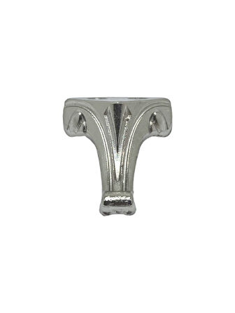 Moda Metal Ayak Çeyiz ve Hediye Kutusu Mobilya Ayağı(2,5CM)(GÜMÜŞ)(4 ADET)