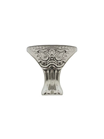 Pati Metal Ayak Çeyiz ve Hediye Kutusu Mobilya Ayağı(2,5CM)(GÜMÜŞ)(2 ADET)