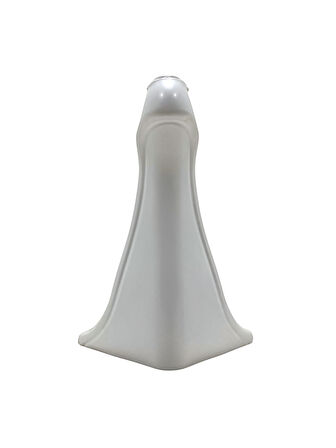 Lüx Lükens Beyaz 20cm Plastik Ayak Mobilya Masa ve Dolap Ayağı(BEYAZ)(20CM)(1 ADET)