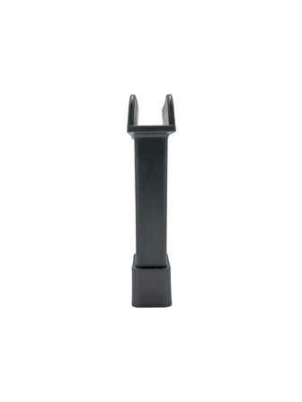 U Geçme Gri Plastik Ayarlı Ayak Mobilya Masa ve Dolap Ayağı(GRİ)(10CM)(4 ADET)