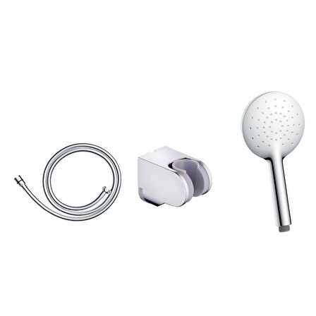 Kireç Kırıcılı El Duşu Seti (Yuvarlak) DS.SH121