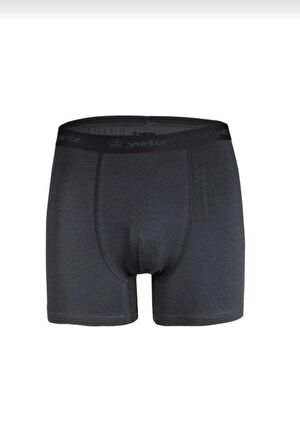  38 ERKEK LİKRALI BOXER FÜME 3 ADET