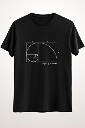 Erkek Siyah Fibonacci Golden Ratio - Ds1420
