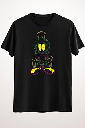 Erkek Siyah Marvin The Martian Neon - Ds1683