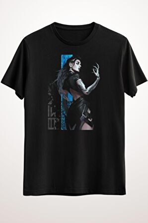 Erkek Siyah Cyberpunk Warrior Cyborg Girl - Ds1709