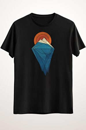 Erkek Siyah Mountain Geometric - Ds1900