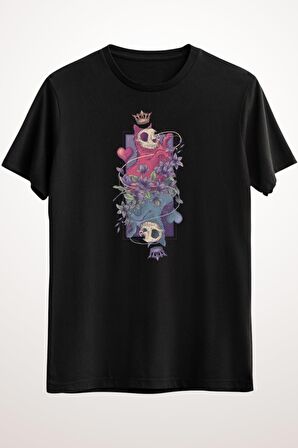 Erkek Siyah Queen Of Hearts Kitty - Ds1942