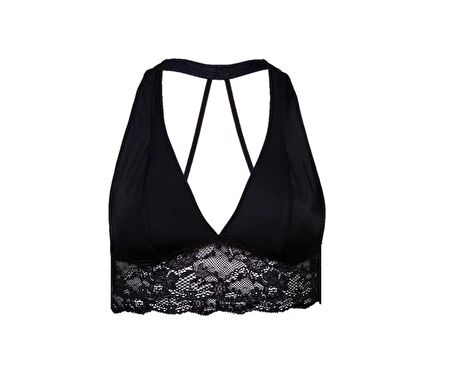 SİYAH MICRO SIRT DETAYLI BRALET DS200459BR