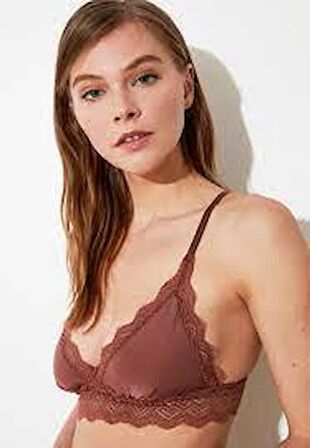 Deep Secret YAKALARI DANTELLI MICRO BRALET DS200475BR