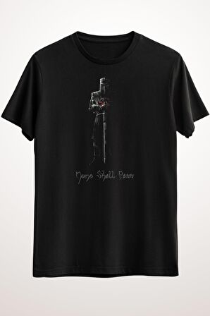 Erkek Siyah None Shall Pass - Ds2362