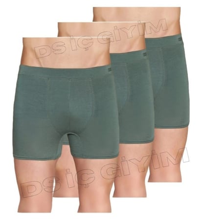 BERRAK 4434 ERKEK LİKRALI MİCRO MODAL BOXER 3 ADET