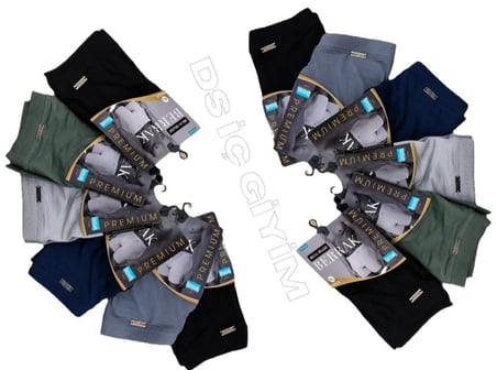 BERRAK 4434 ERKEK ÇOK RENKLİ LİKRALI MİCRO MODAL BOXER 12 ADET