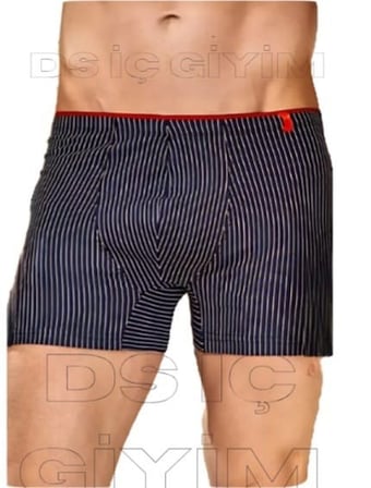 BERRAK 4433 ERKEK ÇİZGİLİ SPORT BOXER TEKLİ