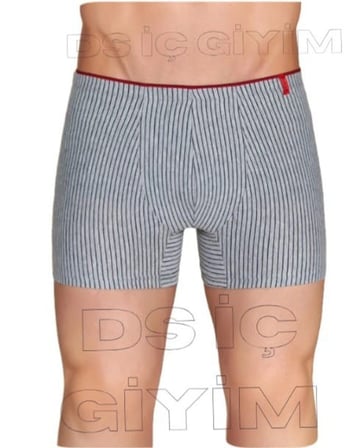 BERRAK 4433 ERKEK ÇİZGİLİ SPORT BOXER TEKLİ