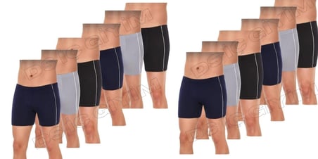 YILDIZ ÇAMAŞIR 106, 107, 108, ERKEK MODAL BİYELİ SİYAH, GRİ, LACİVERT, BOXER 12 ADET