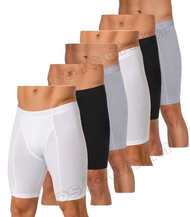 YILDIZ ÇAMAŞIR 160,161,162 ERKEK MODAL UZUN ÇOK RENKLİ BOXER 6 ADET