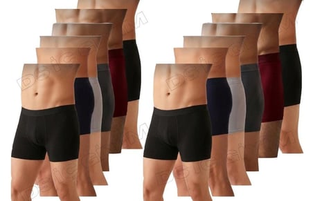 YILDIZ ÇAMAŞIR 37,38,40,41,42 ERKEK MODAL LİKRALI SİYAH, LACİVERT, GRİ, FÜME, BORDO BOXER 12 ADET
