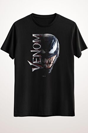 Erkek Siyah Venom Face - Ds2658