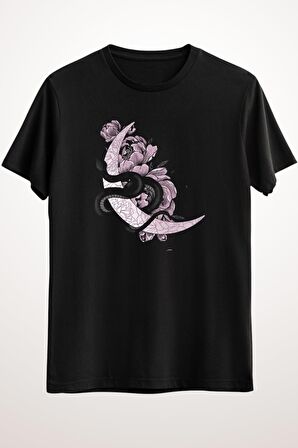 Erkek Siyah Snake And Moon - Ds2661