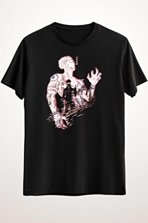 Erkek Siyah Sukuna's And Gojo Focus - Ds2667