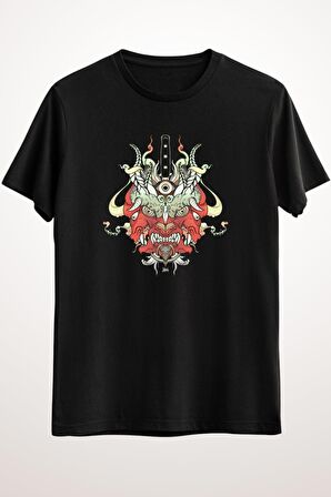 Erkek Siyah Monster Oni Demon Dark Surreal Art - Ds2682