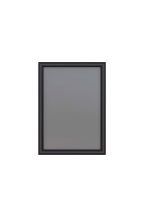 3 Adet - Alüminyum Açılır Kapanır Çerçeve Gönye Köşe - A3 - 30x42 cm - Siyah - 25mm