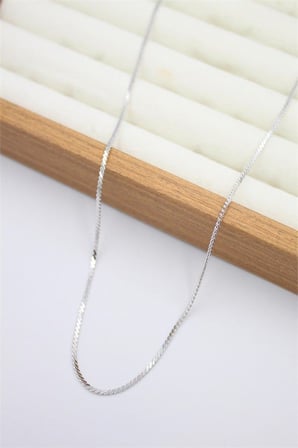 Xuping Zincir Kolye - 55 cm - Gümüş
