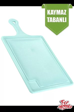 Kesme Tahtası Kaydırmaz Plastik Kesme Sunum Tahtası Pratik Kesim Panosu 165x315 Mm -FR-105