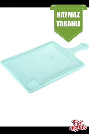 Kesme Tahtası Kaydırmaz Plastik Kesme Sunum Tahtası Pratik Kesim Panosu 165x315 Mm -FR-105