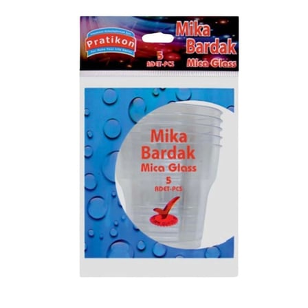 5'li Mika Bardak