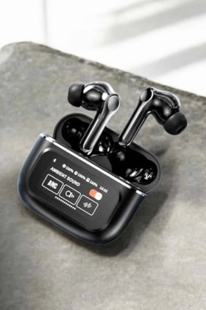 Yeni Nesil Bluetooth Kulaklık Ekranlı Yüksek Ses Kaliteli Uzun Şarj Süreli
